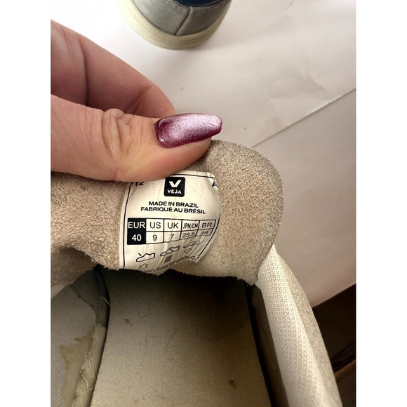 Veja V-10 Womens Sneakers US 9 Multicolor Suede Low Top Lace Up Tennis Shoes - Picture 8 of 8